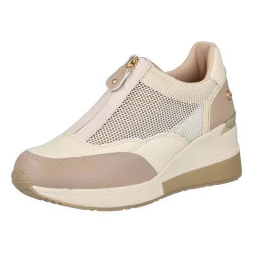 Xti Sneakers Beige, Dam