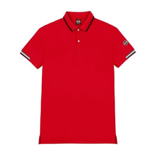 Colmar Röd Polo Skjorta Urban Stil Red, Herr