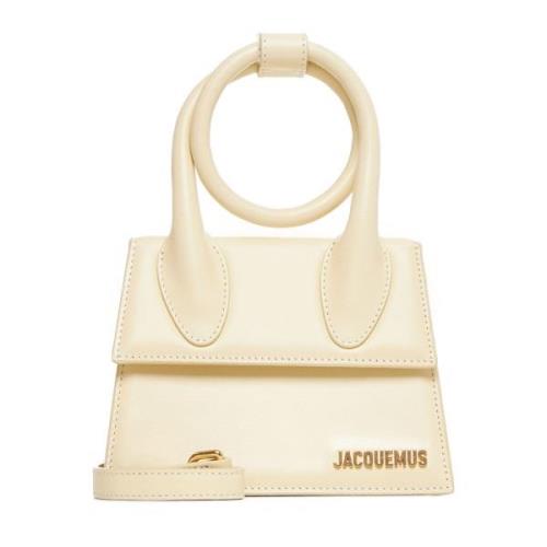 Jacquemus Stiliga vita väskor Beige, Dam