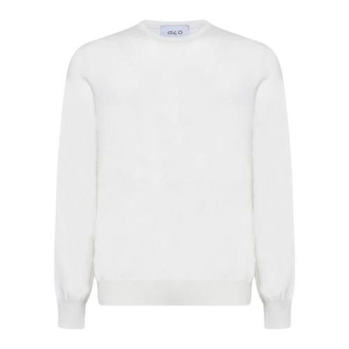 D4.0 Vit Sweater Kollektion White, Herr