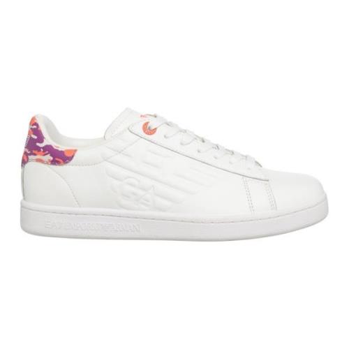 Emporio Armani EA7 Enkla Snörskor White, Dam