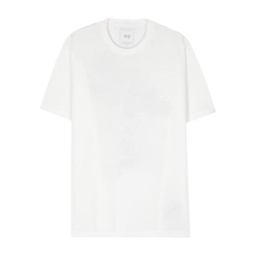 Y-3 Grafisk Lila Roller T-shirt White, Herr