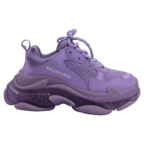 Balenciaga Vintage Pre-owned Polyester sneakers Purple, Dam