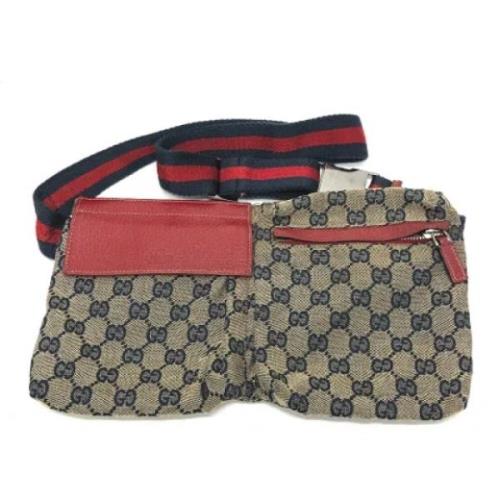 Gucci Vintage Pre-owned Canvas gucci-vskor Blue, Herr