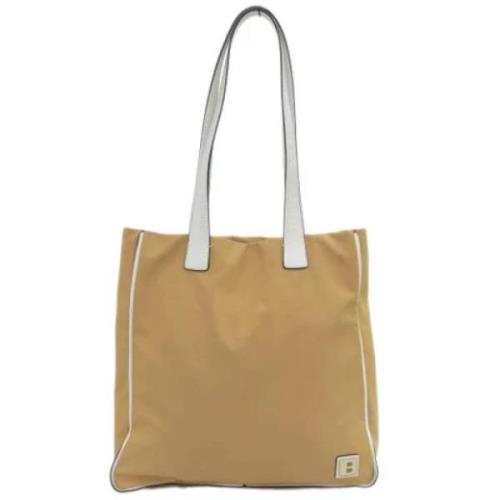 Bally Pre-owned Pre-owned Tyg totevskor Beige, Dam