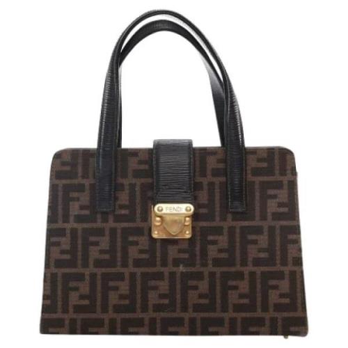 Fendi Vintage Pre-owned Canvas fendi-vskor Brown, Dam