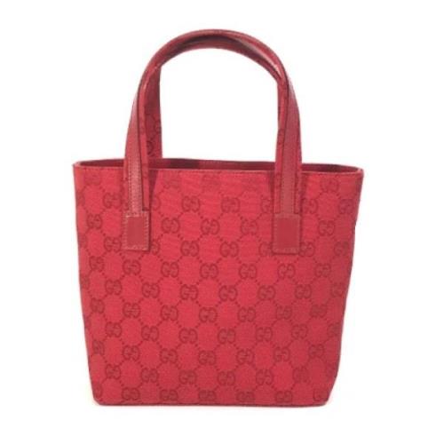 Gucci Vintage Pre-owned Canvas gucci-vskor Red, Dam