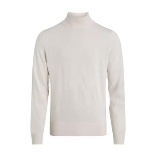 Calvin Klein Texturerade Turtlenecks Beige, Herr