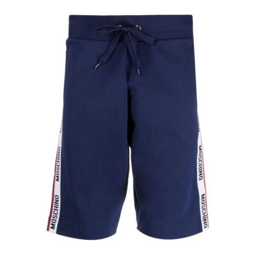 Moschino Herr Shorts Stiligt Design Blue, Herr