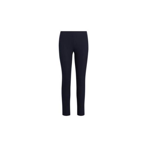 Ralph Lauren Blå Skinny Fit Ankel-Längd Byxor Blue, Dam