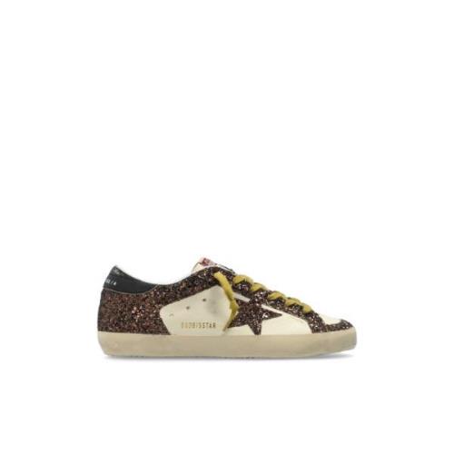 Golden Goose Sneakers Super-Star Double Quarter And Toe Beige, Dam