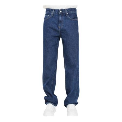 Calvin Klein Jeans 90's Straight Denim Jeans Blue, Herr