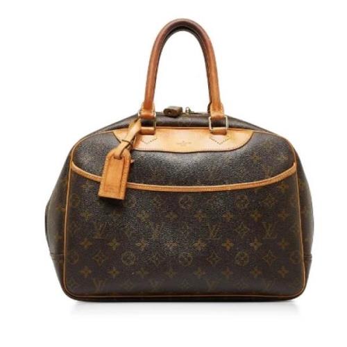 Louis Vuitton Vintage Pre-owned Canvas handvskor Brown, Dam