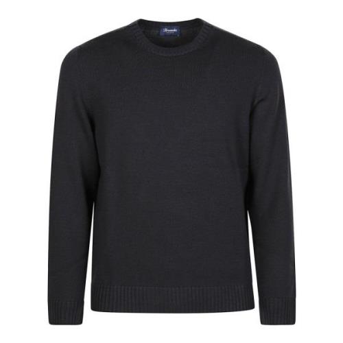 Drumohr Tubico Sweater Black, Herr