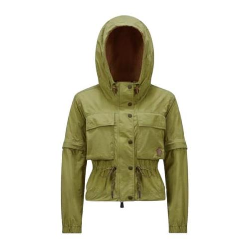 Moncler Ripstop Field Jacket Grön Green, Dam