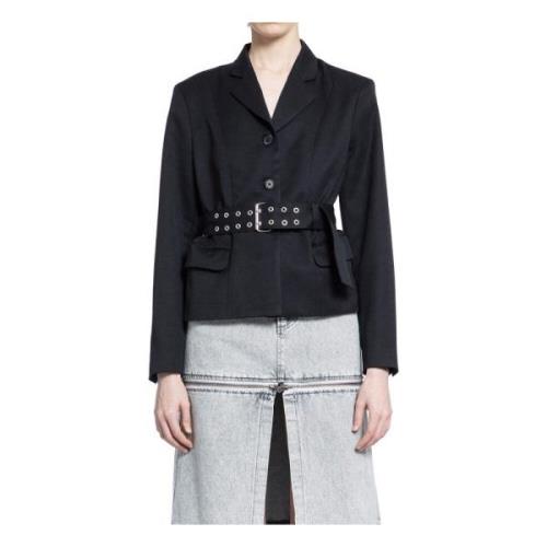 Vaquera Cut Out Blazer Black, Dam