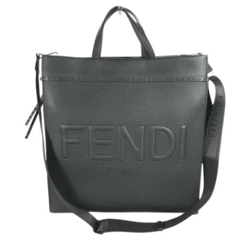 Fendi Vintage Pre-owned Laeder fendi-vskor Black, Dam