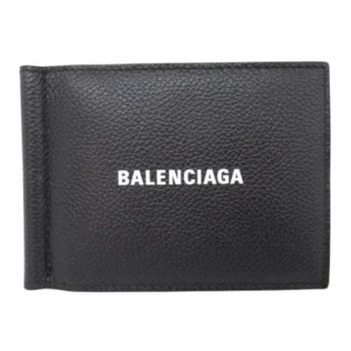 Balenciaga Vintage Pre-owned Laeder plnbcker Black, Herr