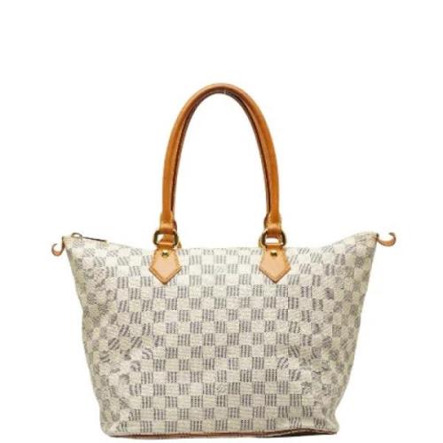 Louis Vuitton Vintage Pre-owned Canvas totevskor White, Dam