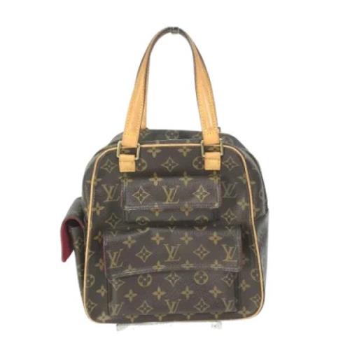 Louis Vuitton Vintage Pre-owned Tyg louis-vuitton-vskor Brown, Dam