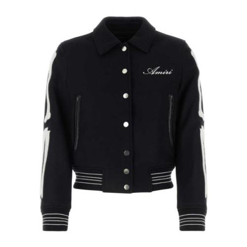 Amiri Stilren Svart Bomberjacka Black, Dam