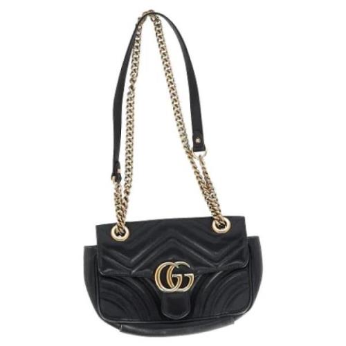 Gucci Vintage Pre-owned Laeder gucci-vskor Black, Dam