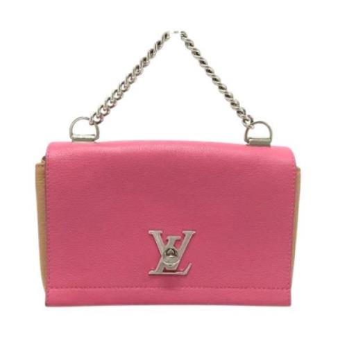 Louis Vuitton Vintage Pre-owned Tyg louis-vuitton-vskor Pink, Dam