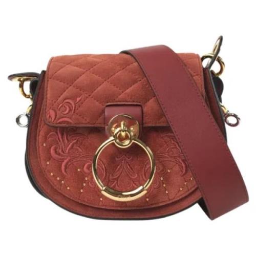 Chloé Pre-owned Pre-owned Mocka crossbodyvskor Brown, Dam