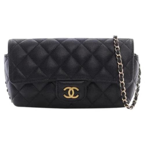 Chanel Vintage Pre-owned Laeder chanel-vskor Black, Dam