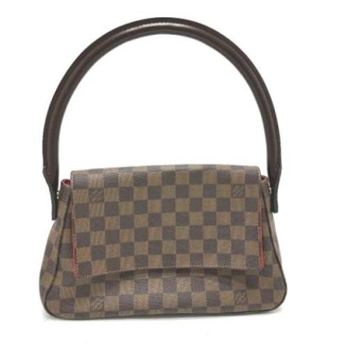 Louis Vuitton Vintage Pre-owned Tyg louis-vuitton-vskor Brown, Dam