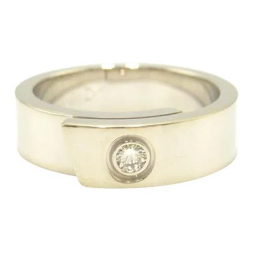 Cartier Vintage Pre-owned Vitt guld ringar Gray, Dam