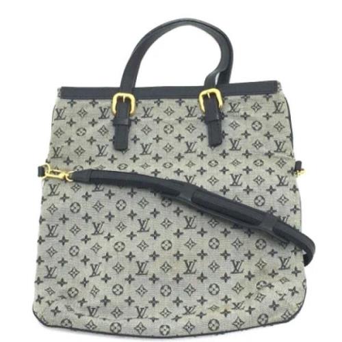 Louis Vuitton Vintage Pre-owned Tyg louis-vuitton-vskor Beige, Dam