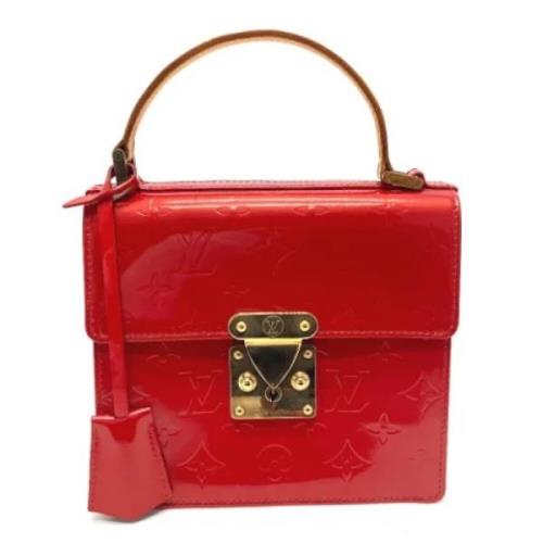 Louis Vuitton Vintage Pre-owned Tyg louis-vuitton-vskor Red, Dam