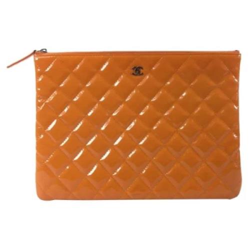 Chanel Vintage Pre-owned Laeder chanel-vskor Orange, Dam