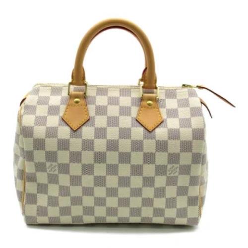 Louis Vuitton Vintage Pre-owned Canvas louis-vuitton-vskor Beige, Dam