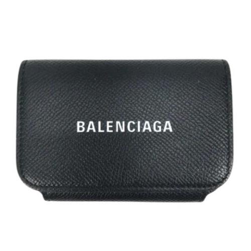 Balenciaga Vintage Pre-owned Laeder plnbcker Black, Dam