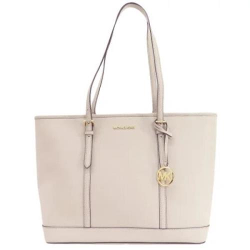 Michael Kors Pre-owned Pre-owned Canvas totevskor White, Dam