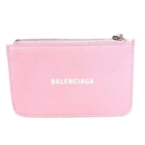 Balenciaga Vintage Pre-owned Laeder plnbcker Pink, Dam