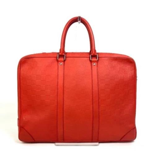 Louis Vuitton Vintage Pre-owned Tyg louis-vuitton-vskor Orange, Dam