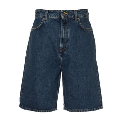 Loulou Studio Denim Shorts för Kvinnor Blue, Dam