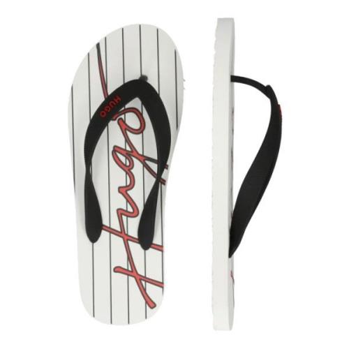 Hugo Boss Flip Flops White, Herr