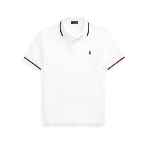 Ralph Lauren Vit Polo Skjorta med Pony Logo White, Herr