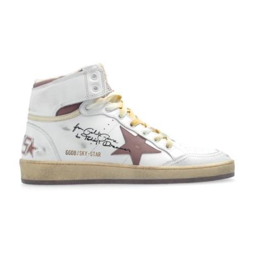 Golden Goose Sneakers Sky Star White, Dam