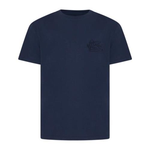 Etro Blå T-shirts och Polos Blue, Herr