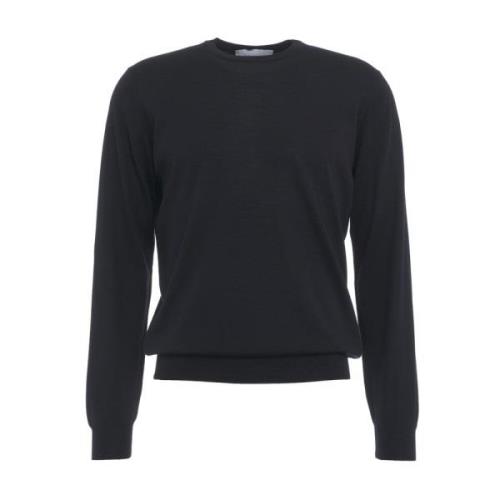 Gender Blå Stickad Tröja Aw24 Black, Herr