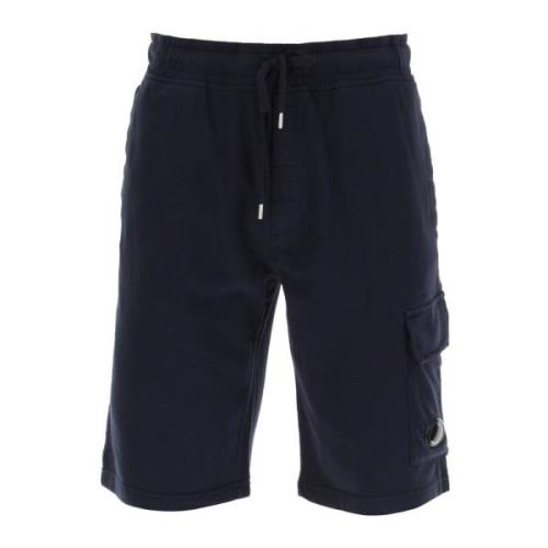 C.p. Company Cargo Pocket Sweatshorts Blue, Herr