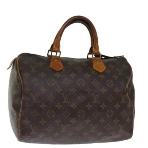 Louis Vuitton Vintage Pre-owned Canvas handvskor Brown, Dam