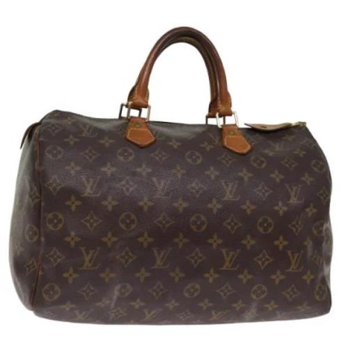 Louis Vuitton Vintage Pre-owned Canvas handvskor Brown, Dam