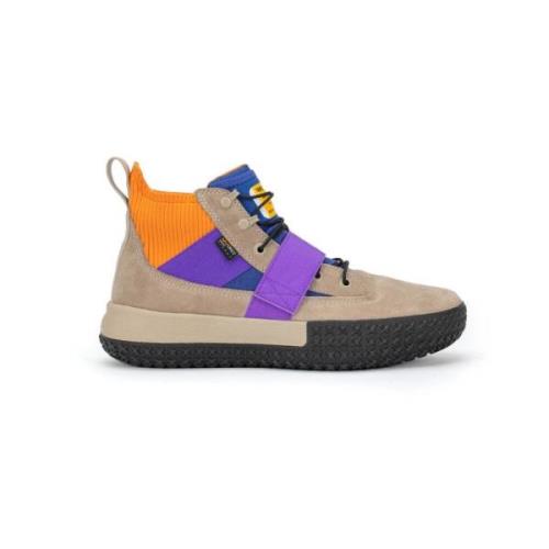 Brandblack Höga Top Sneakers Multicolor, Herr