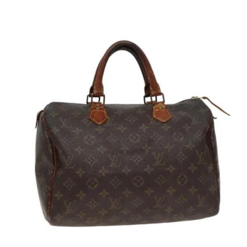 Louis Vuitton Vintage Pre-owned Canvas handvskor Brown, Dam